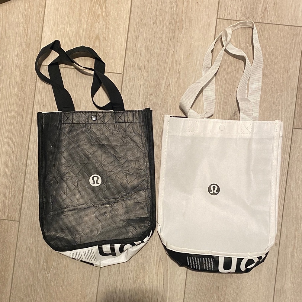 lululemon athletica Black and White Tote Duo
